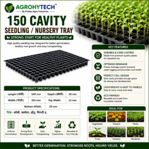 150 Cavity Seedling Nursery Tray - Pack of 100 trays